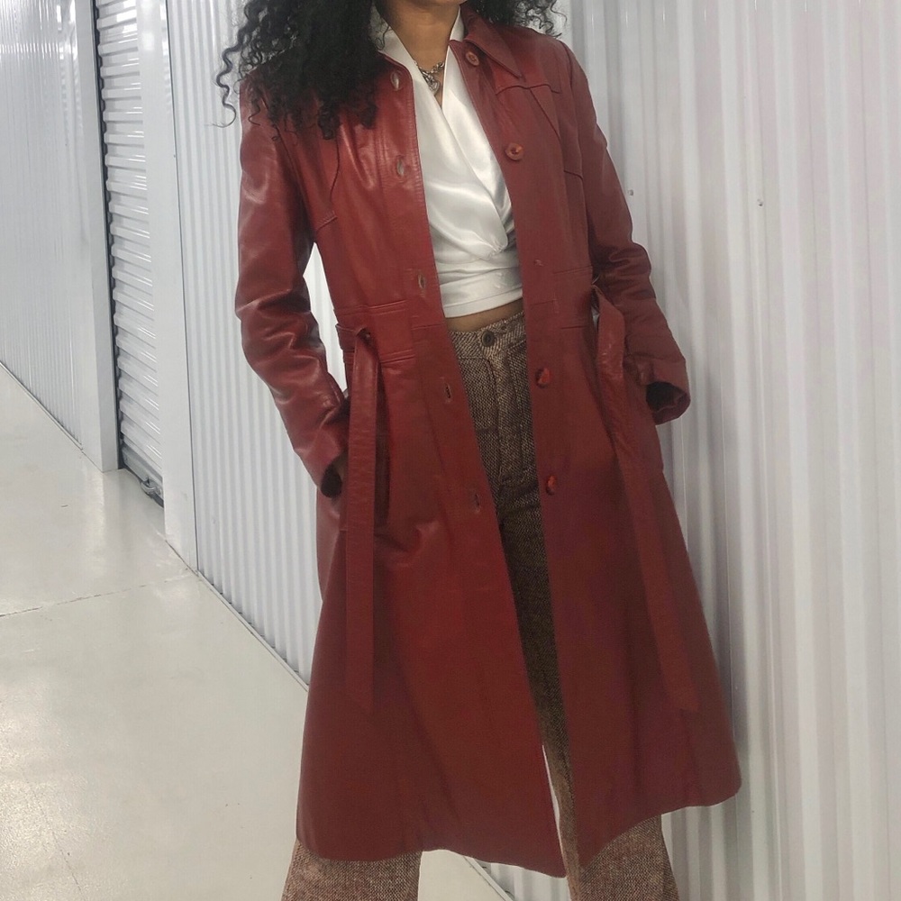 << American Vintage 70s Genuine Lather Coat>>
